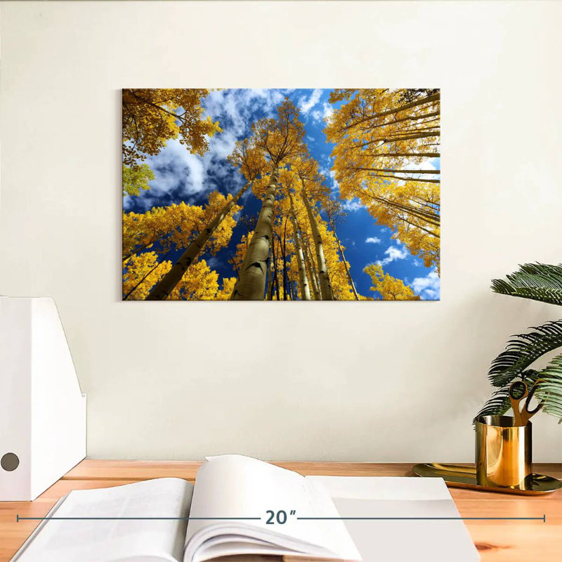 Harnek Gold Leafed Aspens, 8" H x 12" W