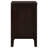 Garrett Cappuccino 2-Drawer Rectangular Nightstand