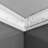 7-1/4 in x 7-1/4 in x 78-3/4 in Primed White High Density Polyurethane Crown Moulding