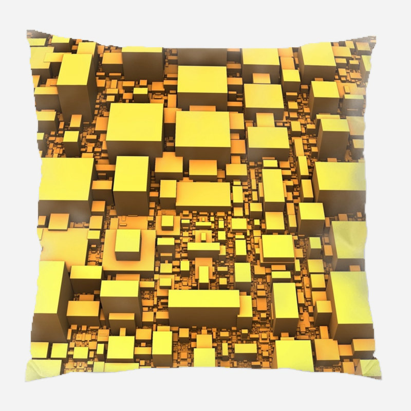 Cube Throw Pillow