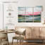 «Abstract Landscape» Greenfield Landscape Abstract sur toile 3 pièces par Lia's World Print-103975893