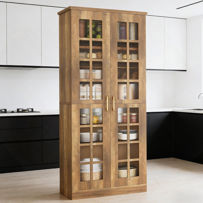 Tall Storage Cabinet,Spacious Kitchen Pantry,Kitchen Cupboard