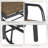 Outsunny Porch Glider, Metal Frame Swing Glider Chair With Breathable Mesh Fabric, Curved Armrests And Steel Frame For Garden, Poolside, Backyard, Balcony, Light Mixed Brown-144288655