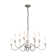 Lisse 10 - Light Candle Style Classic/Traditional Chandelier