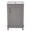 Petit meuble-lavabo moderne de 20 pouces avec lavabo en céramique et 1 porte à fermeture en douceur-271618962-271619055