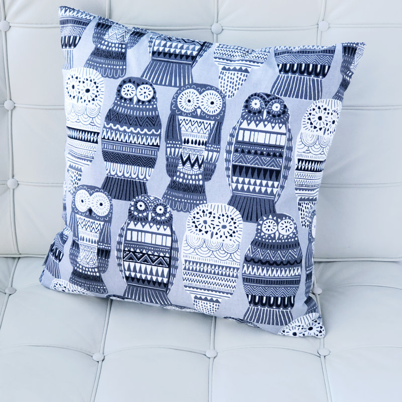  Coussin 100% coton 17 po