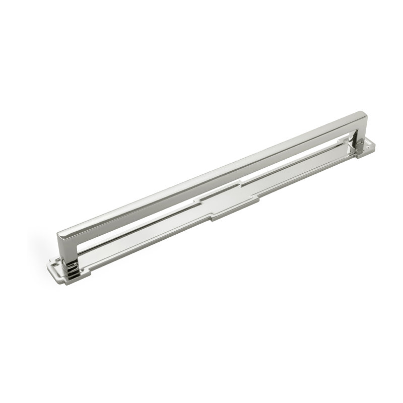 Coventry Collection Pull Backplate - Cabinet Pull - Transitional Hardware for Drawers & Cabinets, Polished Nickel, 3-3/4"
