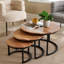 Aimme Nest of 3 Coffee Side Tables