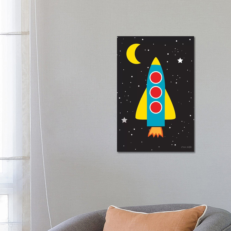 Blast Off by Ann Kelle - Wrapped Canvas Gallery-Wrapped Canvas Giclée, 66.04 cm H x 45.72 cm W x 1.91 cm D