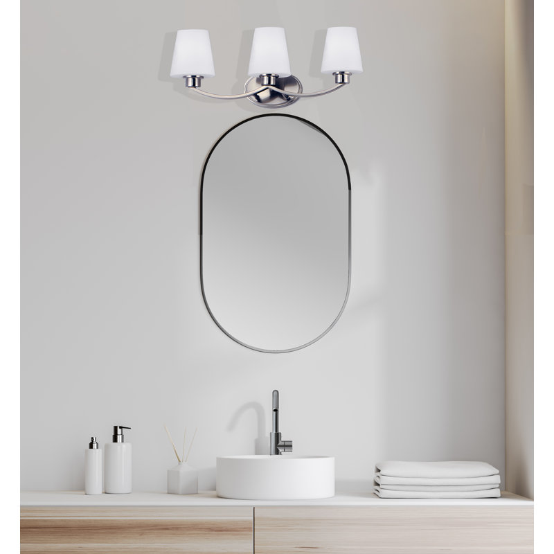 Bottorff 3 - Light Dimmable Vanity Light, Satin Nickel