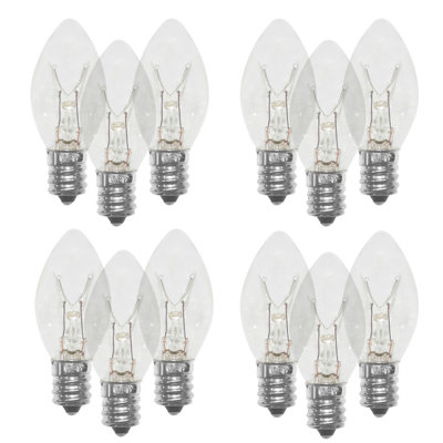 Ampoule à intensité variable 15 watts E12 / candélabre à intensité variable 2500K Himalayan