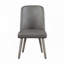 Chaises d'appoint rembourrées en cuir de polyuréthane