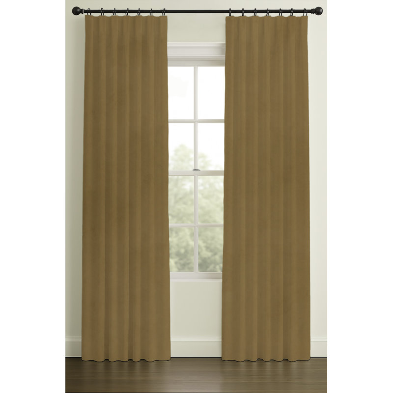 Pièce obscurcissant œil de tigre de Westcliffe, L 33 po x L 84 po, Simple, Pli inversé