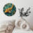 Clock Face With Koi Fish