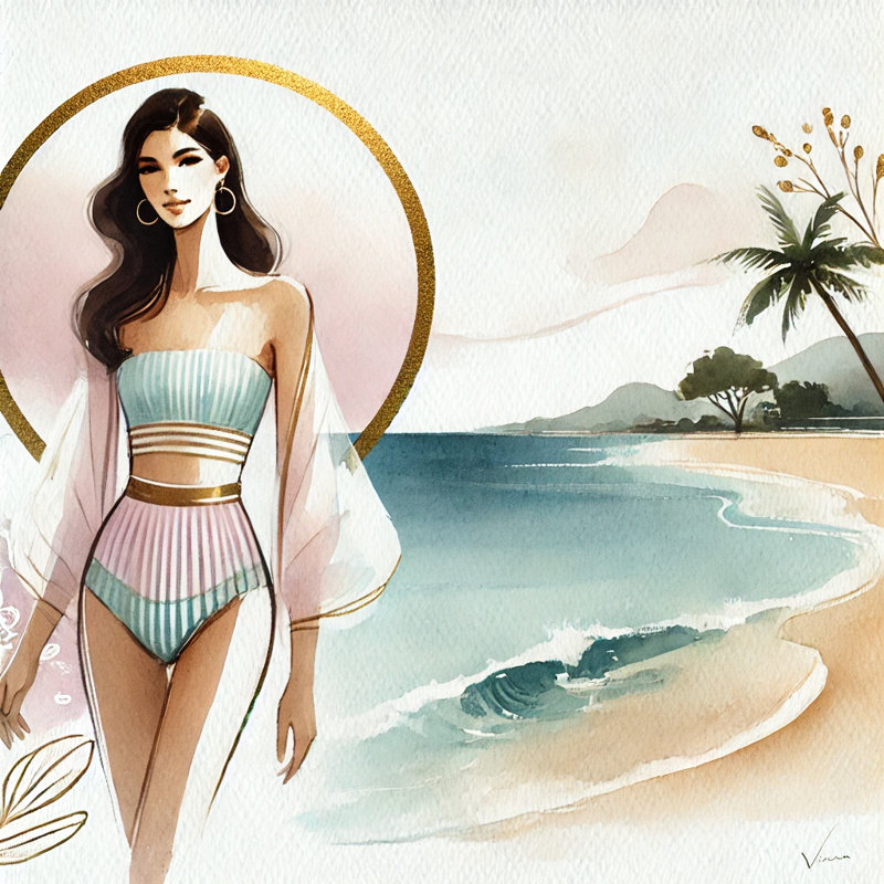 Impression sur toile Golden Hour Glam, H 12 po x l 12 po