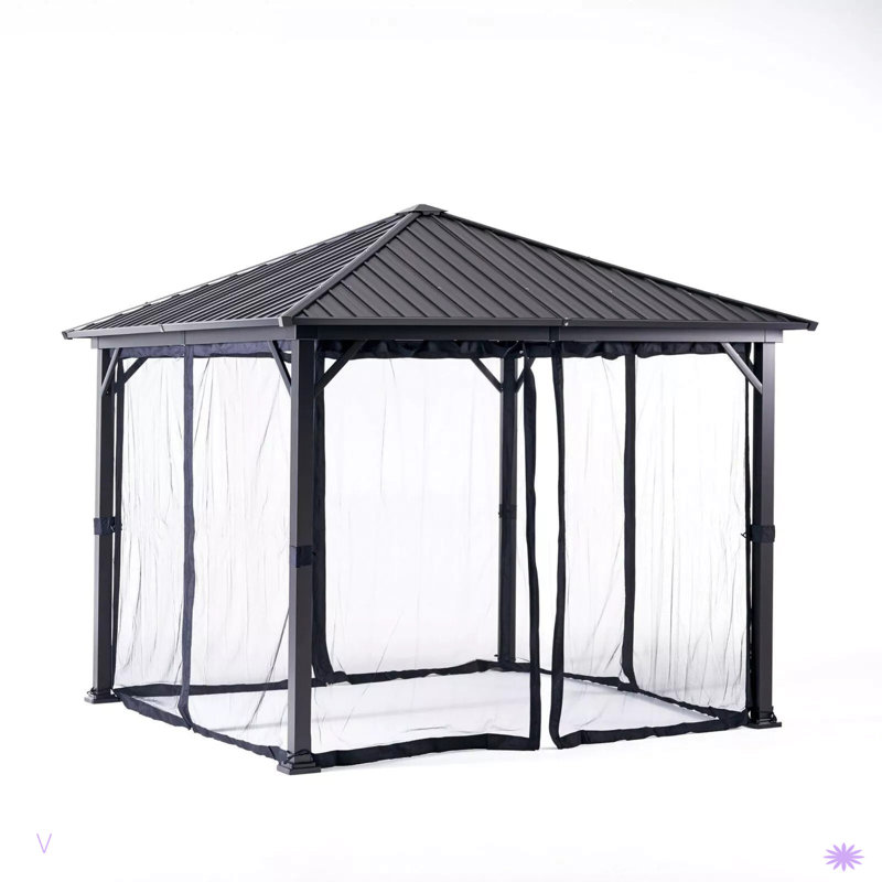 PABLO 10 X 10 PI GAZEBO, tente de réception d'extérieur robuste pour le patio, mariage, cour arrière