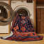 Tapis mauve lavable à la machine-1114006109