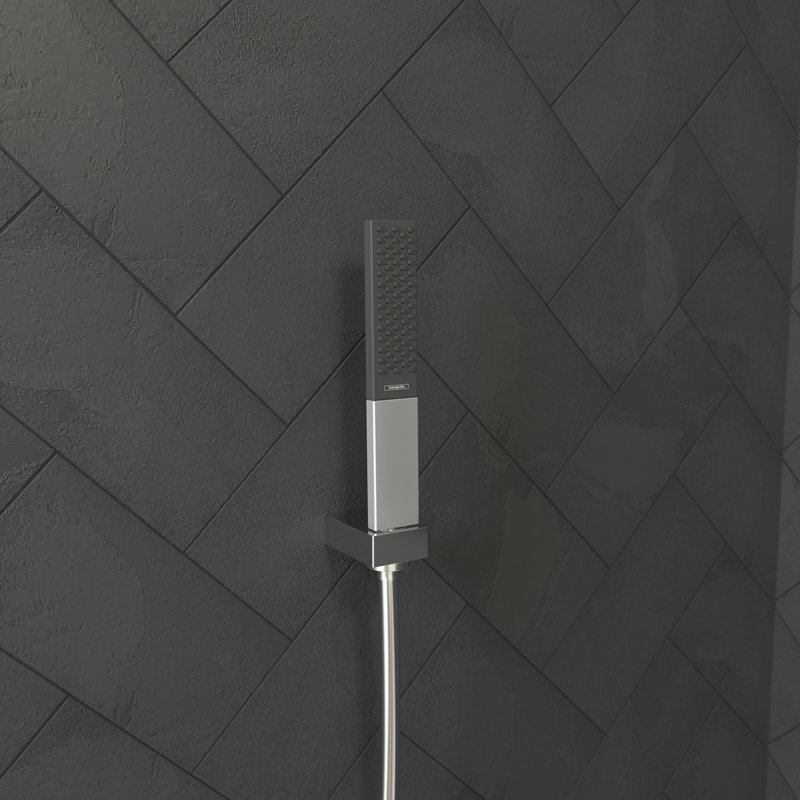 Hansgrohe Rainfinity Baton Handheld Shower Head 100, Chrome, 2.5 GPM