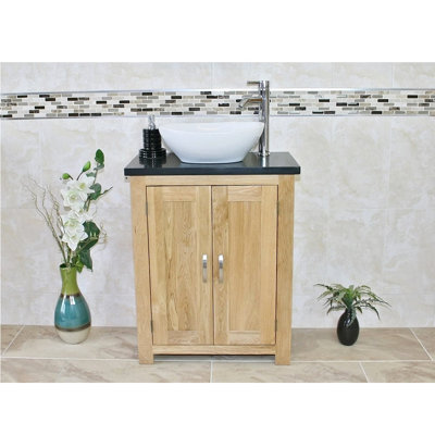 Cowen 650mm Single Bathroom Vanity with Vessel St1 Basin
