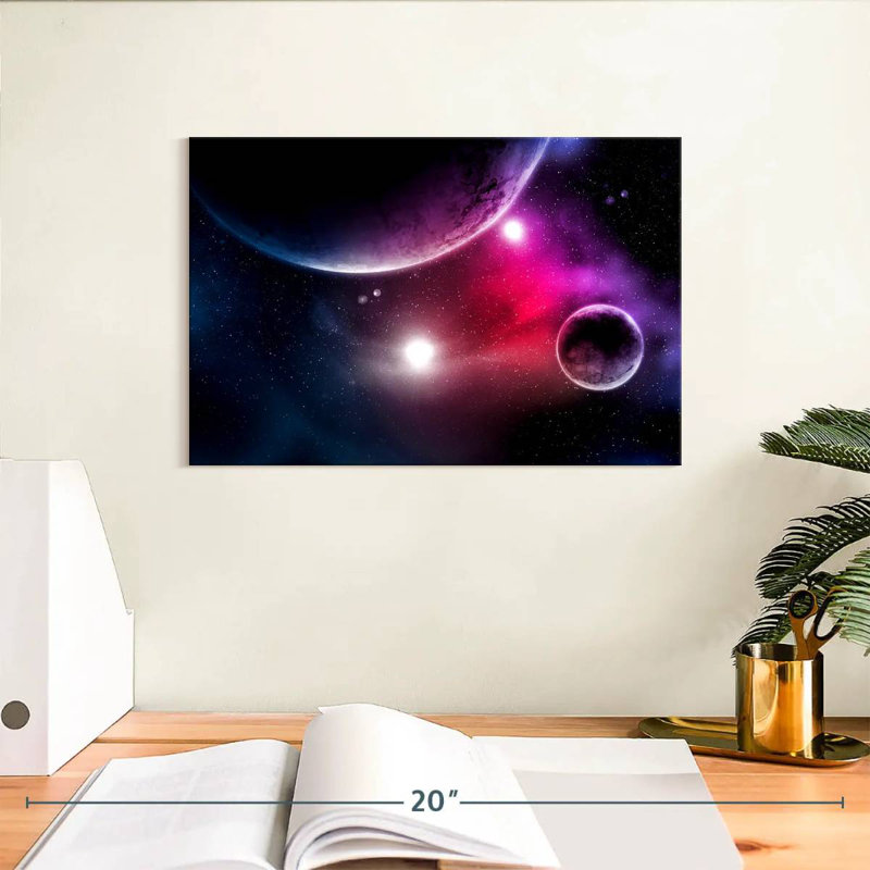 Oberle Stars And Planets, 8" H x 12" W
