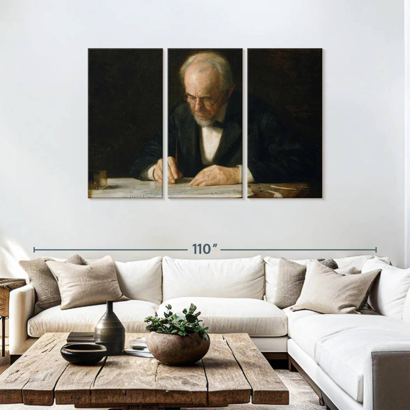 Senne The Writing Master, 48" H x 74" W