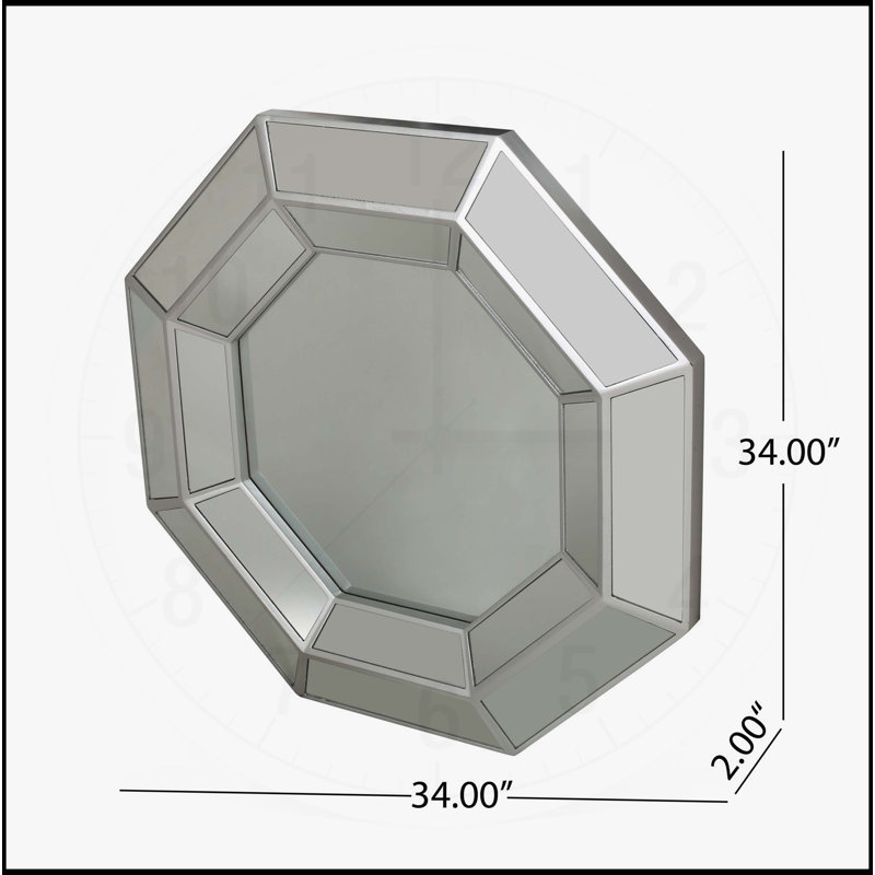 Un miroir mural élégant et élégant, un ajout parfait à n'importe quelle pièce pour une touche d'élégance et de fonctionnalité.