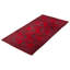Tapis rouge noué à la main 3 pi 7 po x 6 pi 4 po Teimani