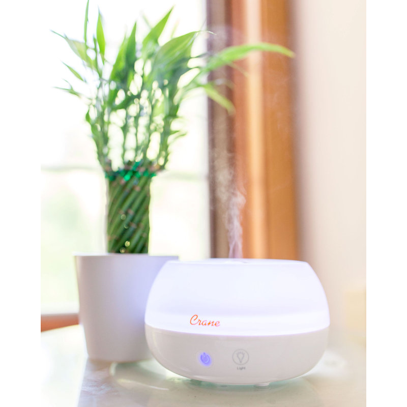 0.2 Gal. 2-in-1 Ultrasonic Cool Mist Humidifier & Aroma Diffuser for Small Rooms