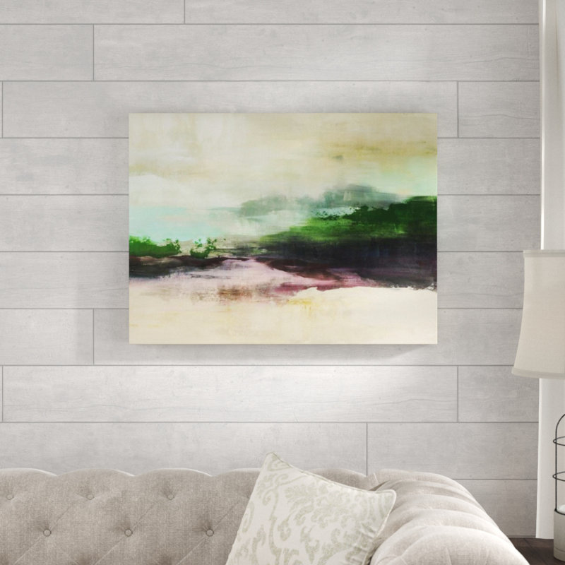 «My Country Road II» par Guseul Park - peinture sur toile sans cadre, Extérieur, H 24 po x l 32 po x 1,5 po