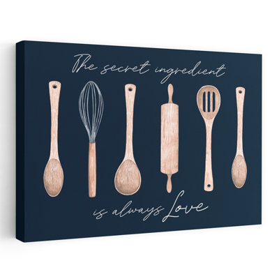 The Secret Ingredient - Contemporary Cooking Tools Whisk Rolling Pin Art