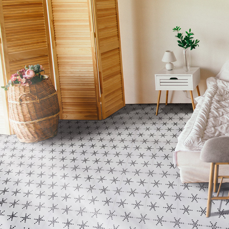 Paris 8" x 8" Cement Patterned Wall & Floor Tile
