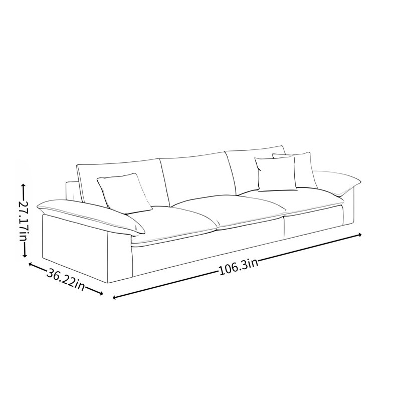 Canapé en tissu lavable inspiré d'un voilier