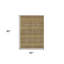 Tapis intérieur / extérieur 5 pi x 8 pi vert et vert olive