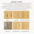 Wabi-sabi Style Solid Wood & Rattan Sideboard