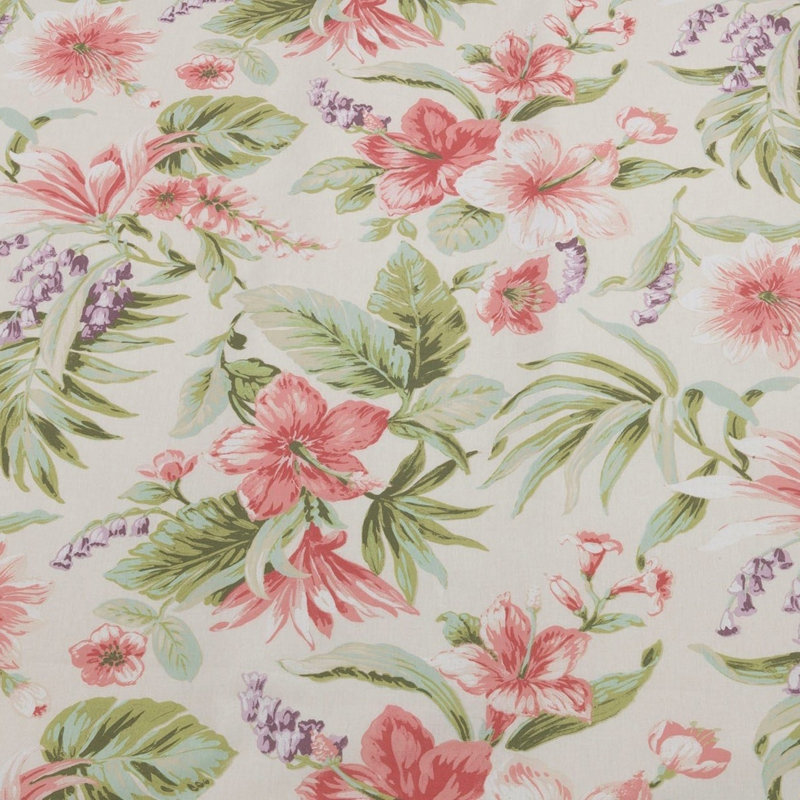 Desiree 64cm Wide Rectangle Floral Standard Ottoman