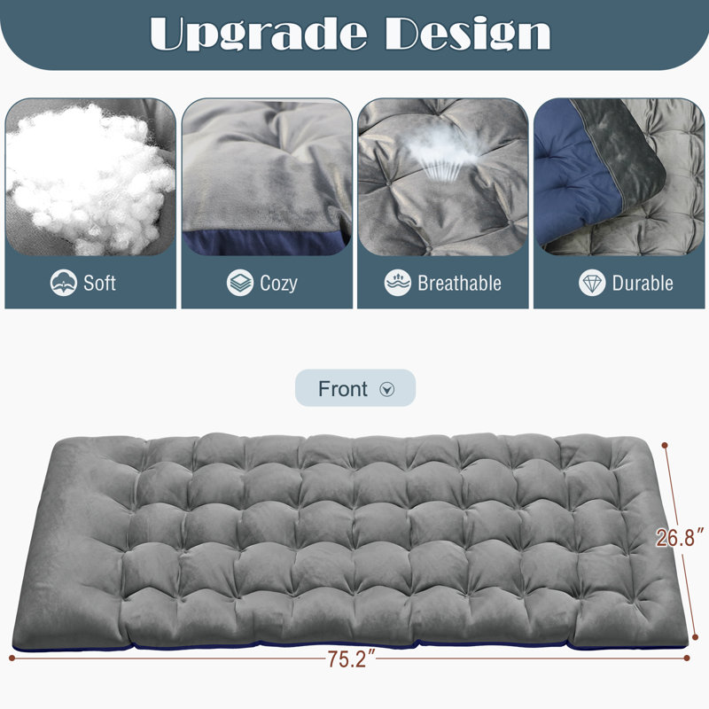 5-Fold Camping cot for Adults & Kids, Adjustable 5 Fold Reclining Folding Lounge Chairs, Light Grey