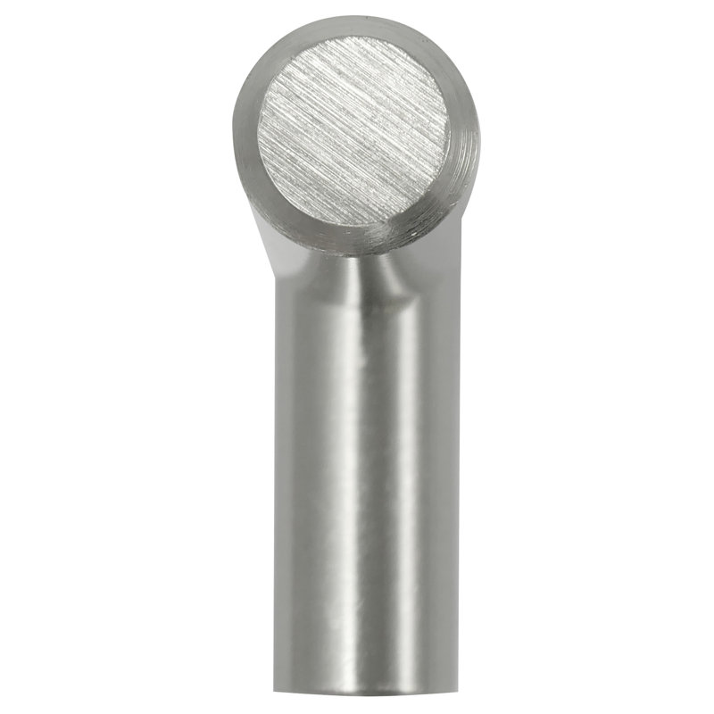 Melrose Brushed Nickel Cylindrical Bar Pull with Mounting Hardware
