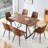 Wood Top Dining Set-1324952975