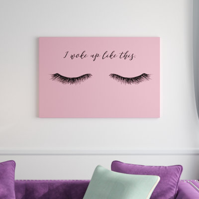 «Lash Chat III» par Alicia Ludwig, reproduction d'art sur toile