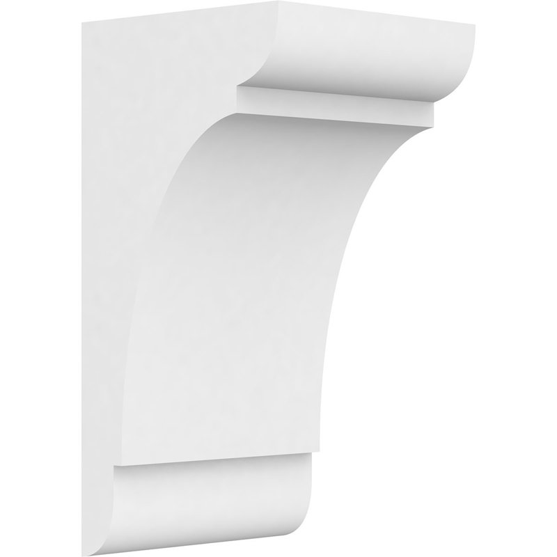 Corbeau en PVC de qualité architecturale standard de l 5 po x P 5 po x H 10 po, H 10 po x l 5 po x P 5 po