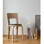 Chaise de salle à manger à dossier en bois massif Nordic Classic