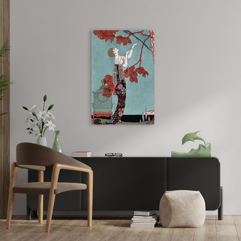 Art d'inspiration indienne, H 36 po x l 24 po
