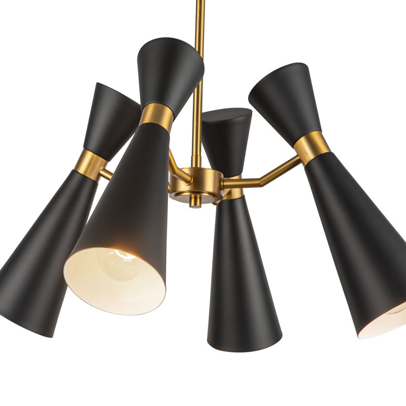 Lustre 24 po Blake, Noir, Noir mat