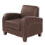 Batavia Faux Leather Club Chair