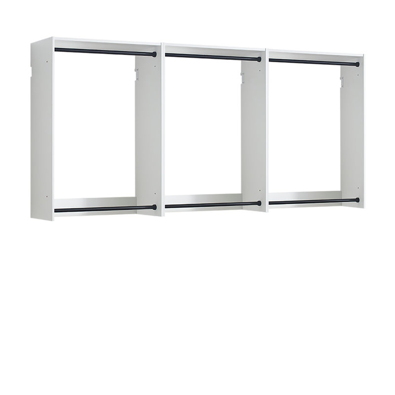 Freestanding Walk in Wood Closet System, White