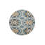 Tapis bleu lavable à motif géométrique-1517406554