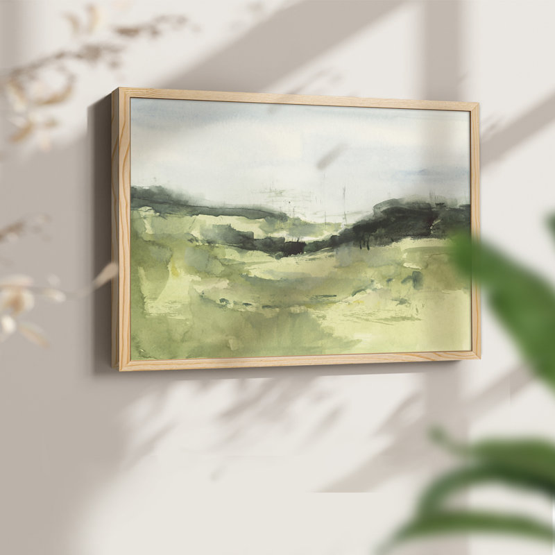 Hill Scramble I -Framed Print - Restickable