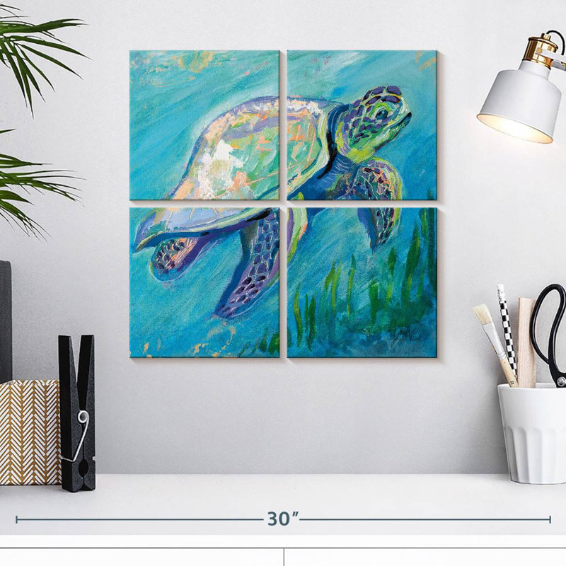 Tortue de mer Brampt, H 18 po x l 18 po