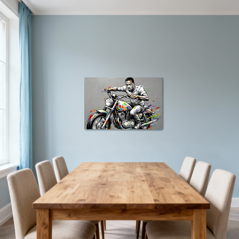 Impression sur toile Fashion Rider, H 16 po x l 24 po