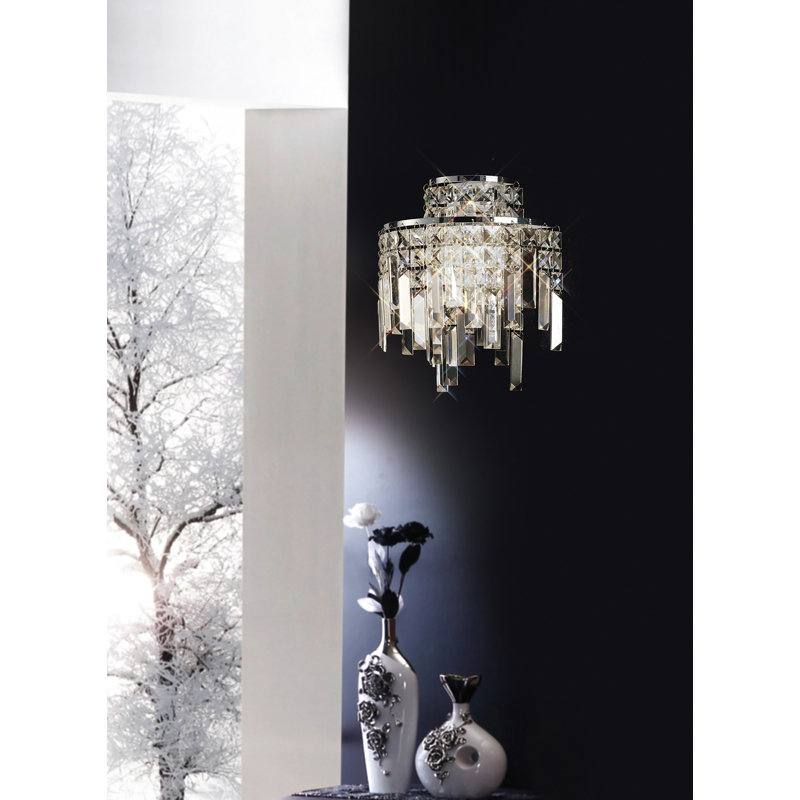 Armed Sconce, Chrome